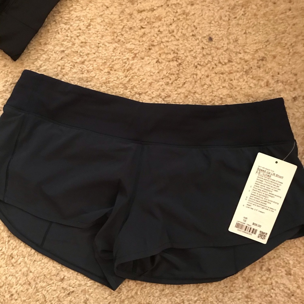 Lululemon speed up shorts